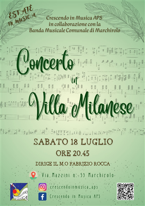 Concerto in Villa Milanese